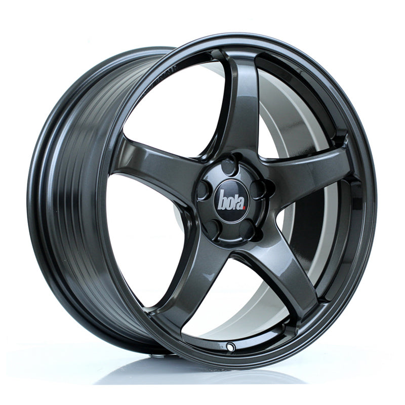 BOLA B2R Alloy Wheel 19x8.5 5x112 ET25 To 45 72.6mm CB Gloss Gunmetal