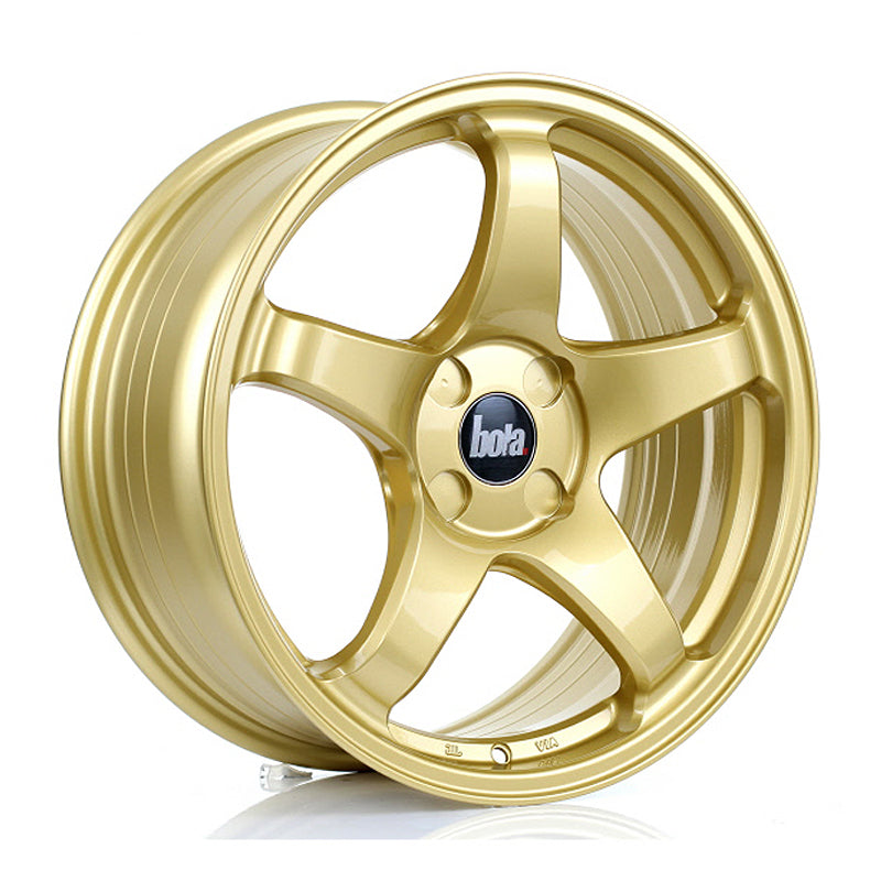 BOLA B2R Alloy Wheel 17x7.5 4x100 ET40 72.6mm CB Gold