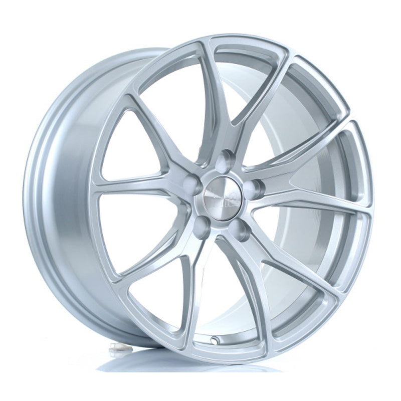 BOLA B6 Alloy Wheel 18x9 5x100 ET30 To 45 72.6mm CB Crystal Silver