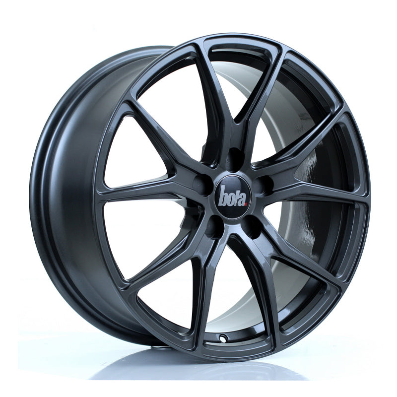 BOLA B6 Alloy Wheel 18x8 5x115 ET30 To 45 72.6mm CB Gloss Gunmetal