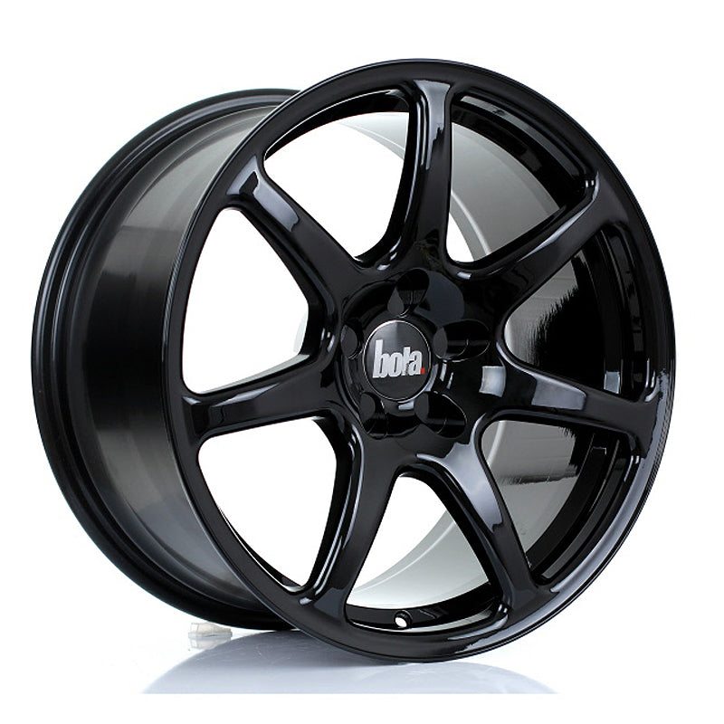 BOLA B7 Alloy Wheel 18x9.5 5x118 ET25 To 45 72.6mm CB Gloss Black