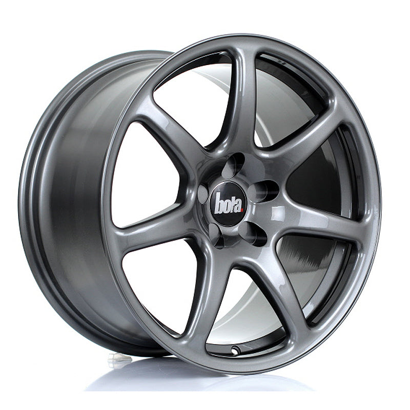 BOLA B7 Alloy Wheel 18x9.5 5x110 ET43 To 45 72.6mm CB Gloss Gunmetal