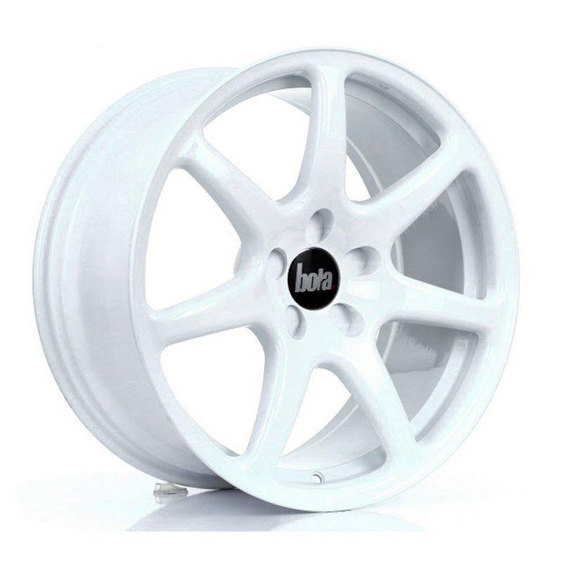 BOLA B7 Alloy Wheel 18x8.5 5x118 ET25 To 45 72.6mm CB White