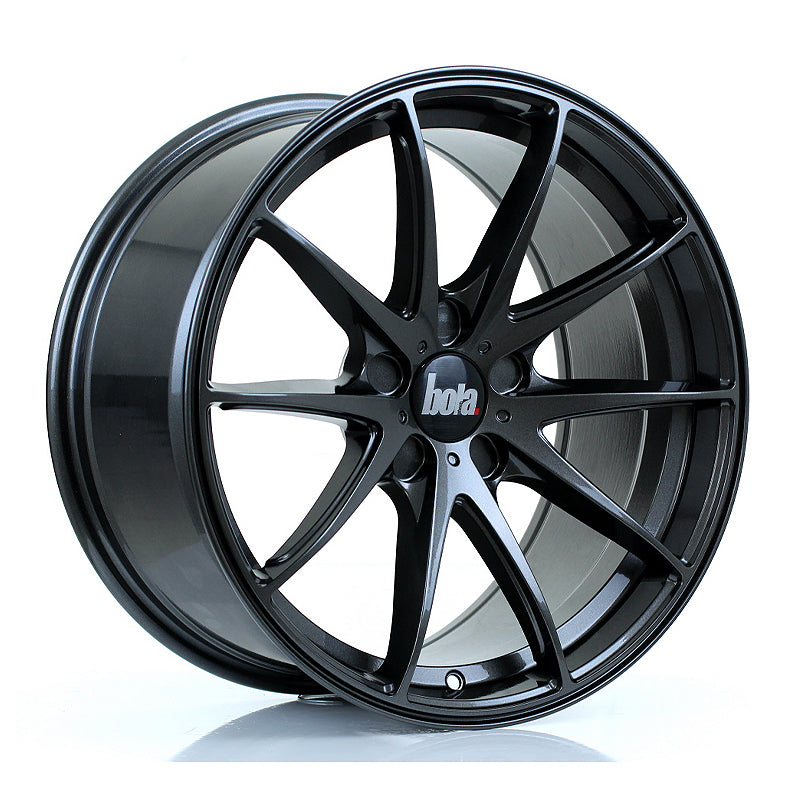 BOLA B9 Alloy Wheel 18x9 5x105 ET30 To 45 72.6mm CB Gloss Gunmetal