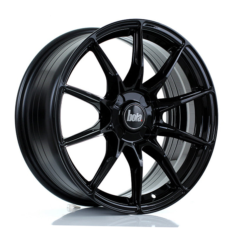 BOLA FLB Alloy Wheel 17x7.5 4x114 ET40 To 45 72.6mm CB Gloss Black