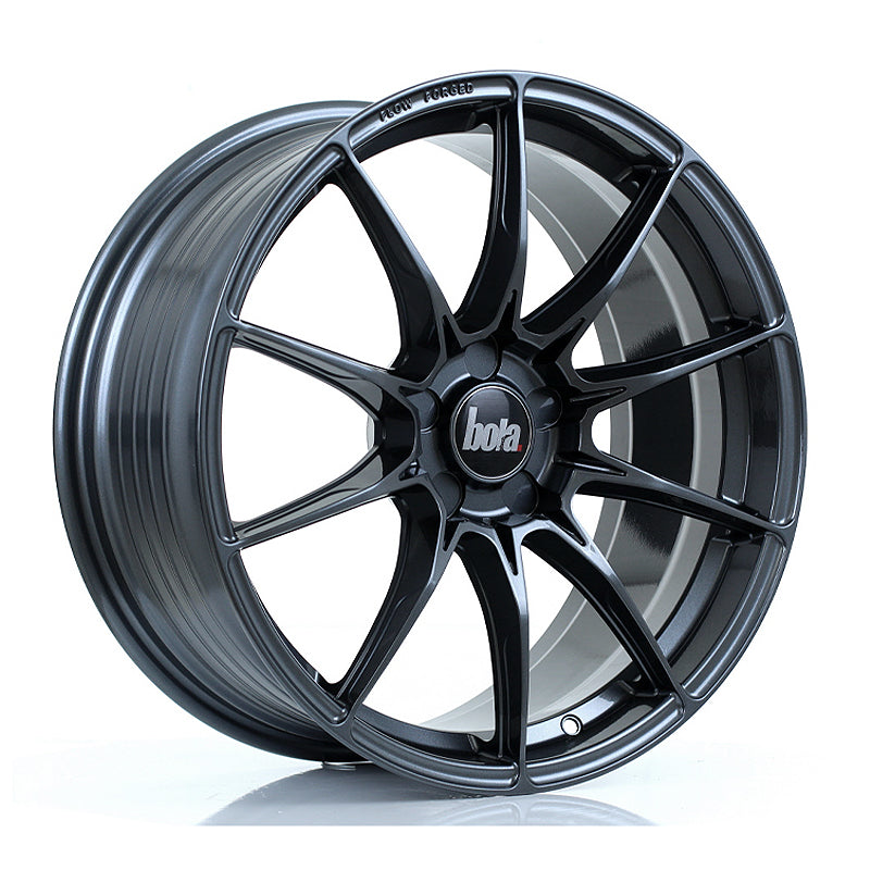 BOLA FLB Alloy Wheel 19x8.5 5x98 ET25 To 45 72.6mm CB Gloss Gunmetal