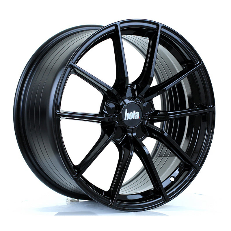 BOLA FLC Alloy Wheel 18x8.5 5x120 ET25 To 45 72.6mm CB Gloss Black