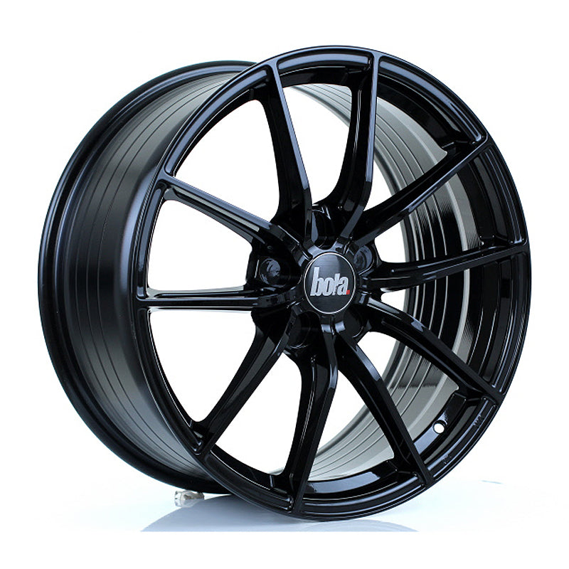 BOLA FLC Alloy Wheel 19x8.5 5x128 ET25 To 45 72.6mm CB Gloss Black
