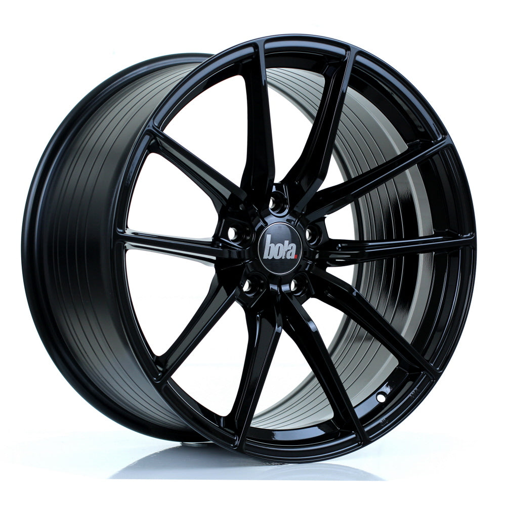 BOLA FLC Alloy Wheel 20x10 5x98 ET42 To 45 72.6mm CB Gloss Black