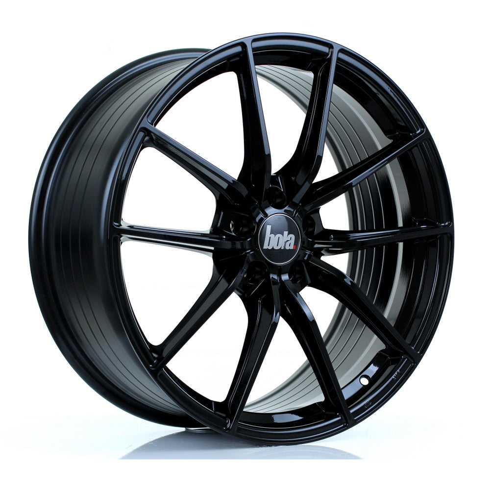 BOLA FLC Alloy Wheel 20x8.5 5x128 ET38 To 50 72.6mm CB Gloss Black