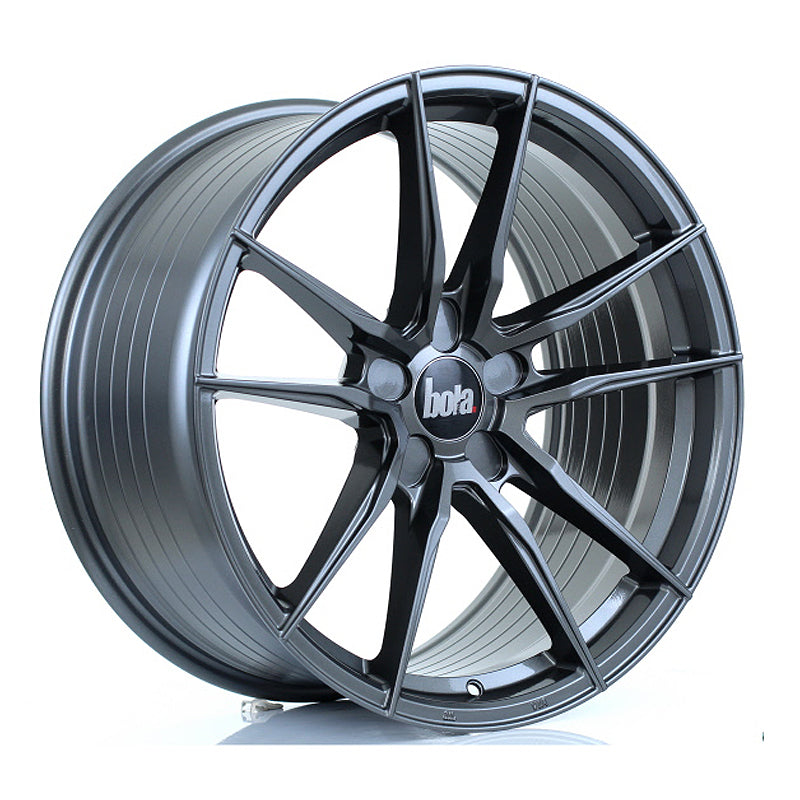 BOLA FLD Alloy Wheel 19x9.5 5x98 ET25 To 45 72.6mm CB Gloss Gunmetal