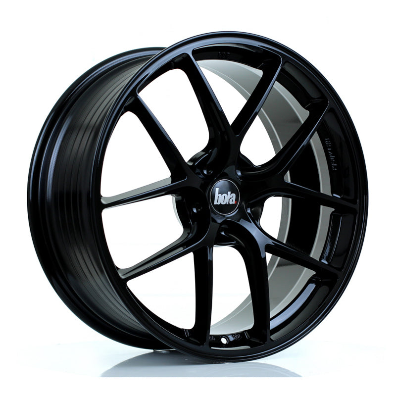 BOLA FLE Alloy Wheel 20x8.5 5x132 ET30 To 50 72.6mm CB Gloss Black