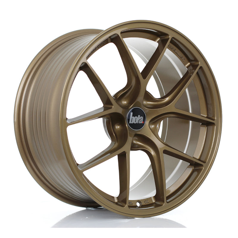 BOLA FLE Alloy Wheel 18x9 5x112 ET35 To 50 72.5mm CB Gloss Bronze