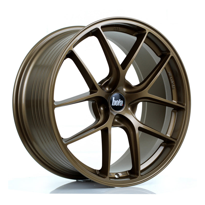 BOLA FLE Alloy Wheel 20x9.5 5x98 ET30 To 50 72.6mm CB Gloss Bronze