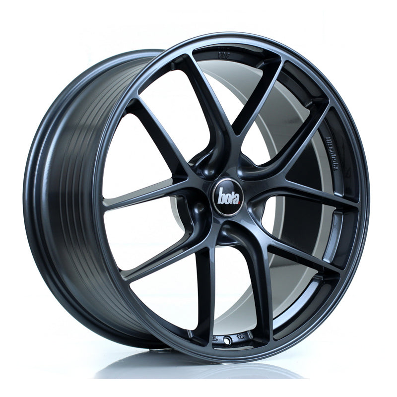 BOLA FLE Alloy Wheel 20x9.5 5x105 ET30 To 50 72.6mm CB Gloss Gunmetal