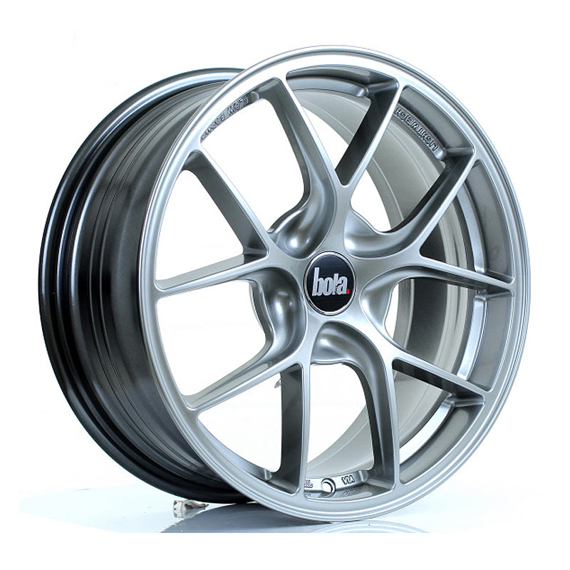 BOLA FLE Alloy Wheel 17x7.5 5x114 ET40 To 45 72.6mm CB Hyper Black