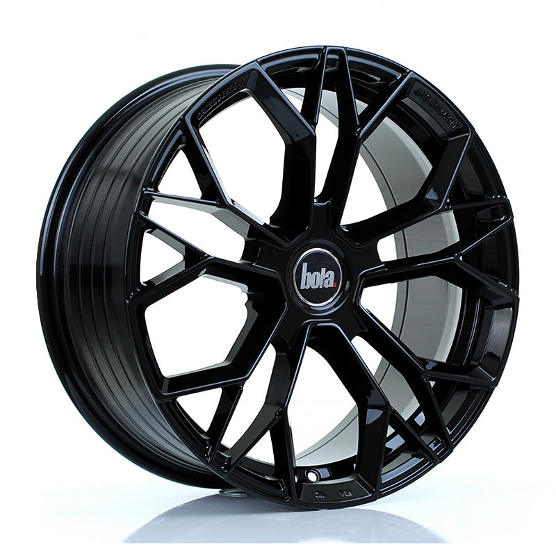 BOLA FLF Alloy Wheel 18x8 5x120 ET40 To 50 72.6mm CB Gloss Black