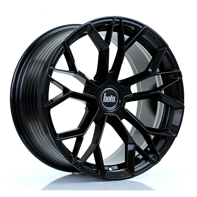 BOLA FLF Alloy Wheel 18x9 5x105 ET42 To 50 72.6mm CB Gloss Black