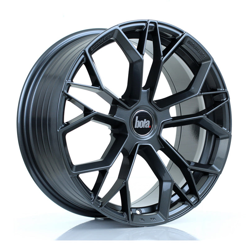 BOLA FLF Alloy Wheel 18x8 5x114 ET40 To 50 72.6mm CB Gloss Gunmetal