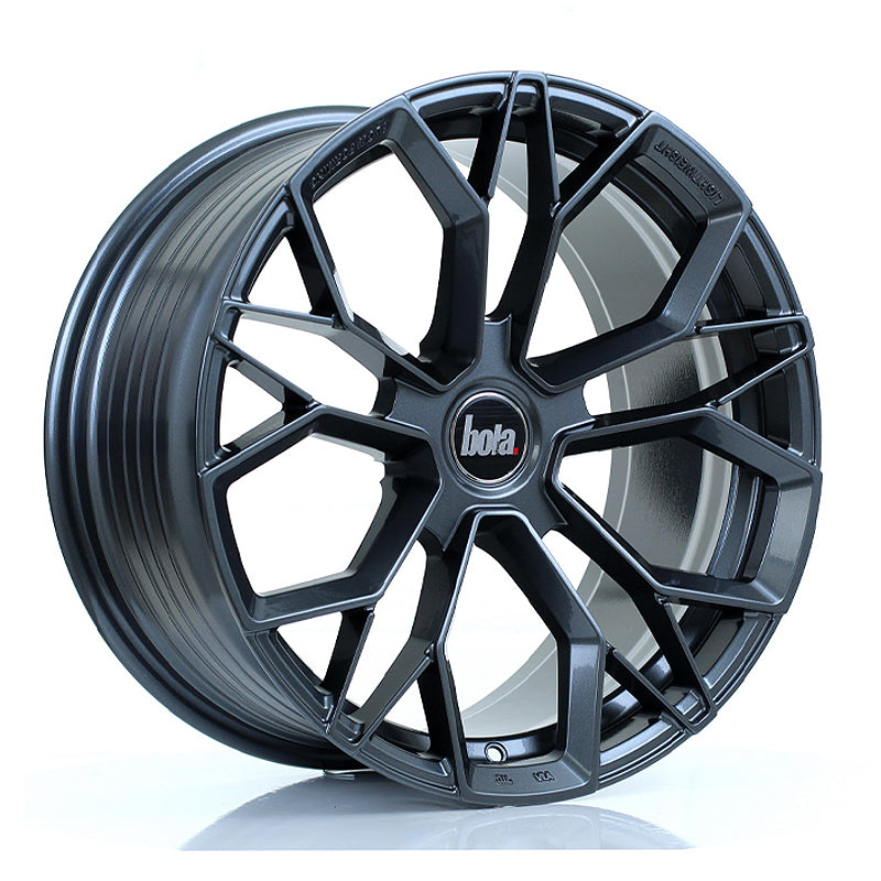 BOLA FLF Alloy Wheel 18x9 5x118 ET42 To 50 72.6mm CB Gloss Gunmetal