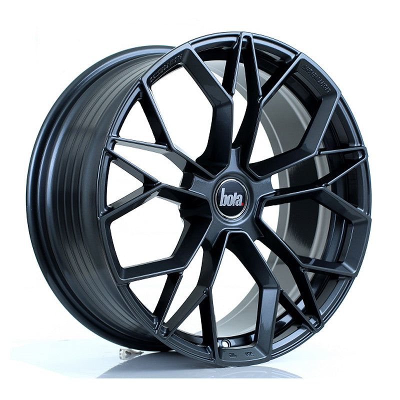 BOLA FLF Alloy Wheel 19x8.5 5x112 ET42 To 50 72.6mm CB Gloss Gunmetal