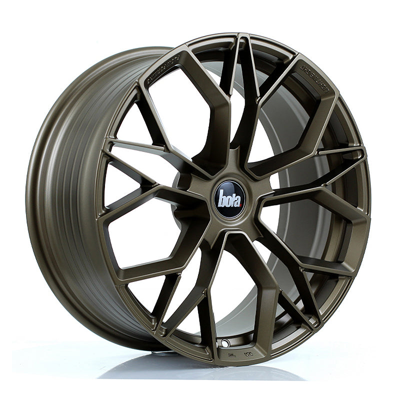 BOLA FLF Alloy Wheel 19x8.5 5x112 ET25 To 50 72.6mm CB Matt Bronze