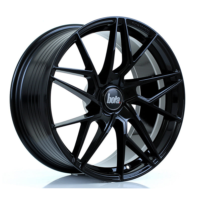 BOLA FLR Alloy Wheel 19x9.5 5x110 ET25 To 45 72.6mm CB Gloss Black