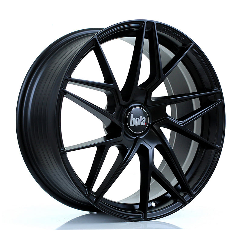 BOLA FLR Alloy Wheel 19x8.5 5x98 ET40 To 45 72.6mm CB Matt Black
