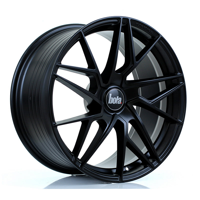 BOLA FLR Alloy Wheel 19x9.5 5x110 ET25 To 45 72.6mm CB Matt Black