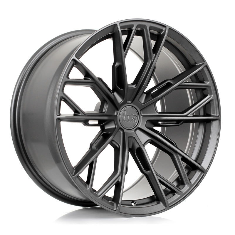 BOLA FLS Alloy Wheel 19x9.5 5x100 ET6 To 50 72.5mm CB Matt Gunmetal