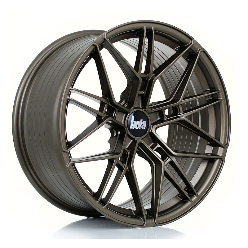 BOLA FLV Alloy Wheel 19x9.5 5x105 ET15 To 50 72.6mm CB Matt Bronze