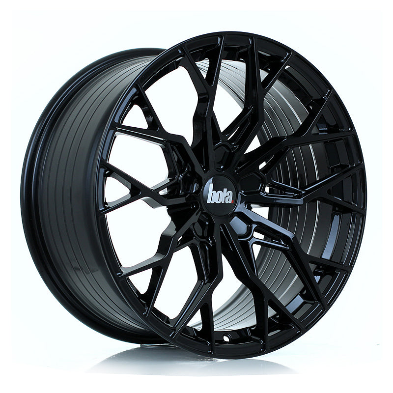 BOLA FLX Alloy Wheel 19x9.5 5x127 ET15 To 50 72.6mm CB Gloss Black