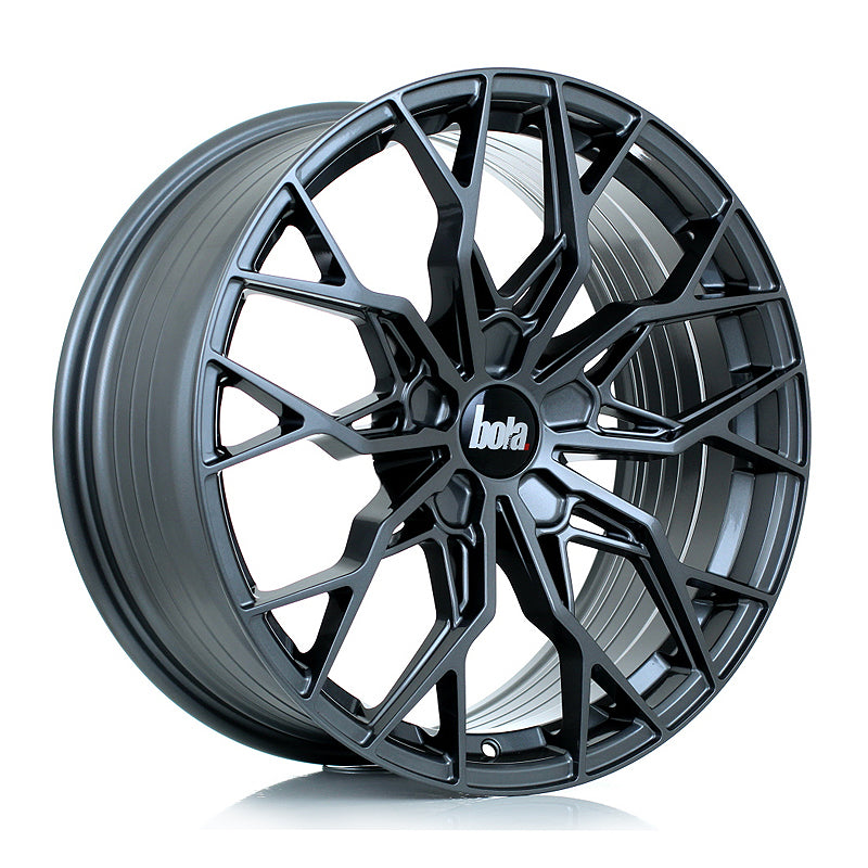BOLA FLX Alloy Wheel 19x8.5 5x127 ET25 To 55 72.6mm CB Gloss Gunmetal