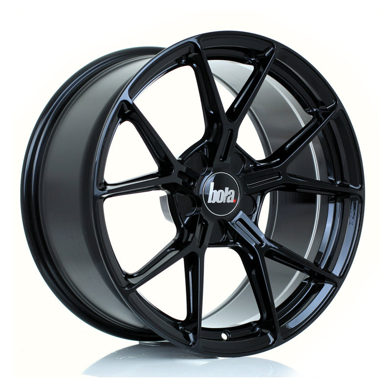 BOLA FLY Alloy Wheel 18x9 5x114 ET15 To 47 72.5mm CB Gloss Black