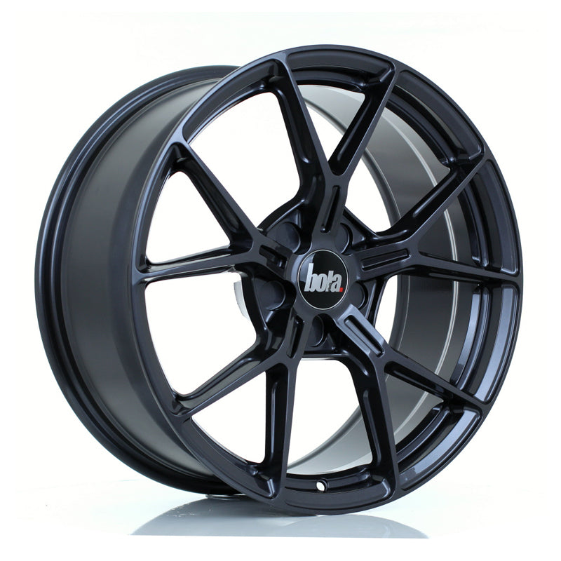 BOLA FLY Alloy Wheel 19x8.5 5x120 ET15 To 47 72.5mm CB Gloss Gunmetal