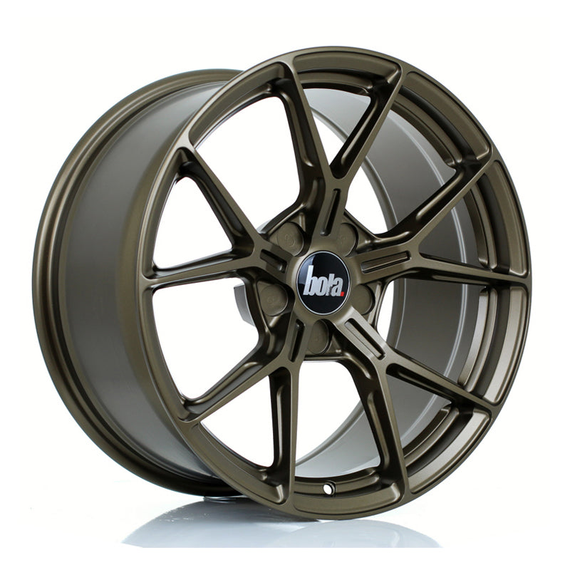 BOLA FLY Alloy Wheel 18x9 5x105 ET15 To 47 72.5mm CB Matt Bronze
