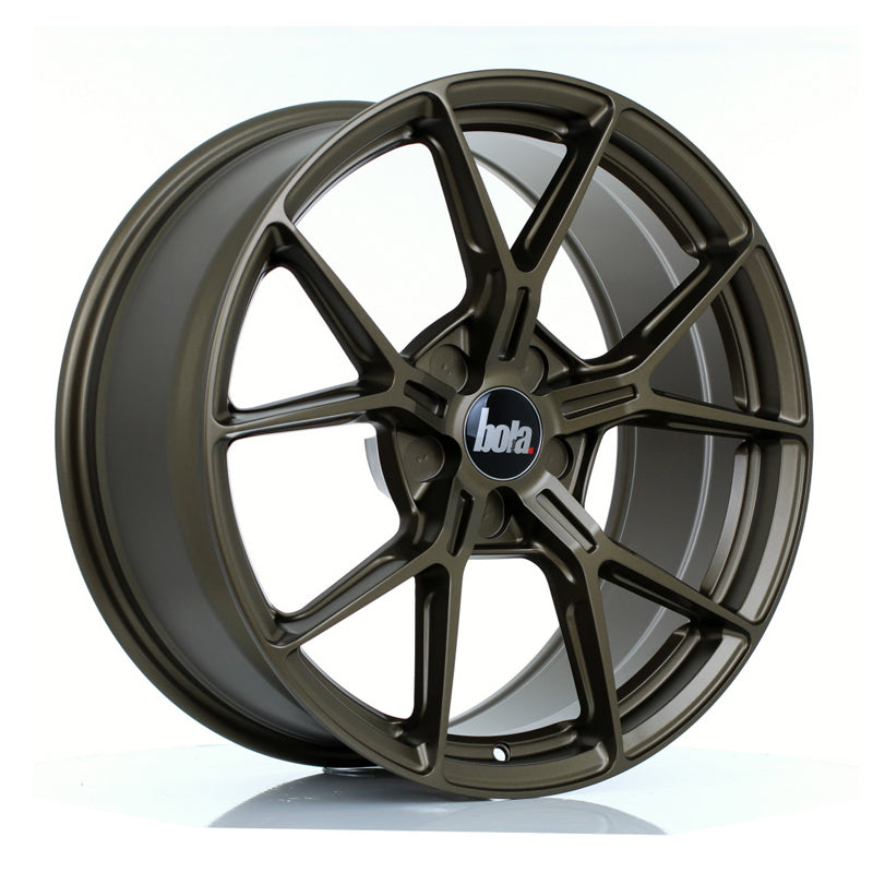 BOLA FLY Alloy Wheel 19x8.5 5x114 ET15 To 47 72.5mm CB Matt Bronze