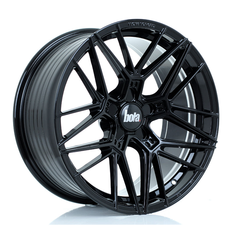 BOLA FLZ Alloy Wheel 18x8 5x120.65 ET25 To 50 72.5mm CB Gloss Black