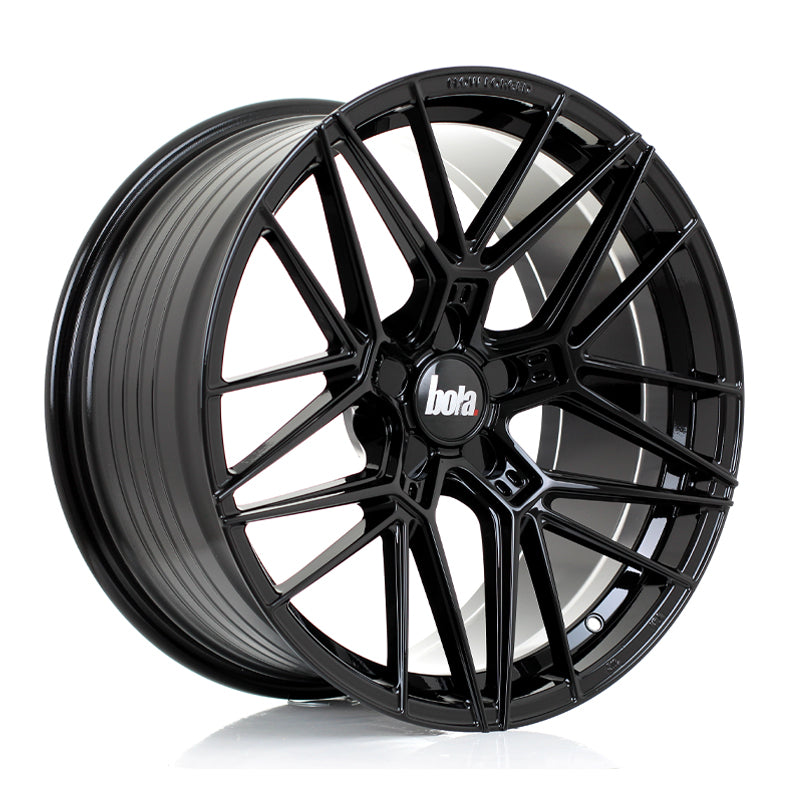 BOLA FLZ Alloy Wheel 19x9.5 5x120 ET25 To 50 72.5mm CB Gloss Black