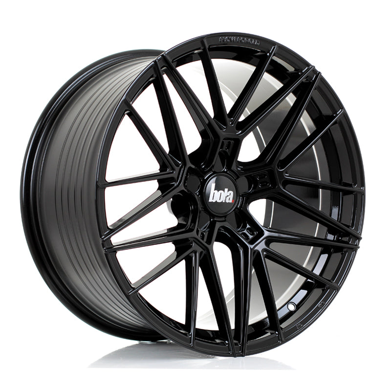 BOLA FLZ Alloy Wheel 20x10.5 5x120 ET25 To 50 72.5mm CB Gloss Black