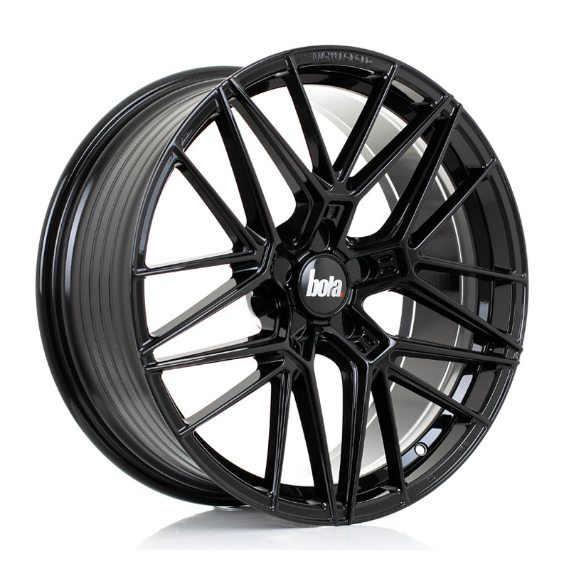 BOLA FLZ Alloy Wheel 20x8.5 5x114 ET25 To 50 72.5mm CB Gloss Black