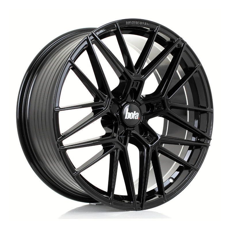 BOLA FLZ Alloy Wheel 21x9 5x120.65 ET15 To 50 72.5mm CB Gloss Black