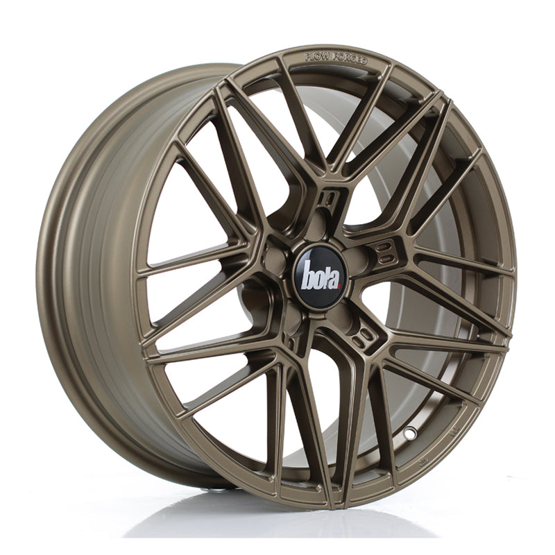 BOLA FLZ Alloy Wheel 18x8 5x108 ET25 To 50 72.5mm CB Matt Bronze