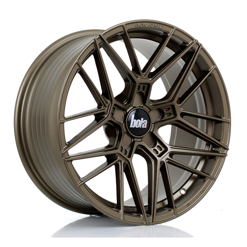 BOLA FLZ Alloy Wheel 18x9 5x100 ET25 To 50 72.5mm CB Matt Bronze