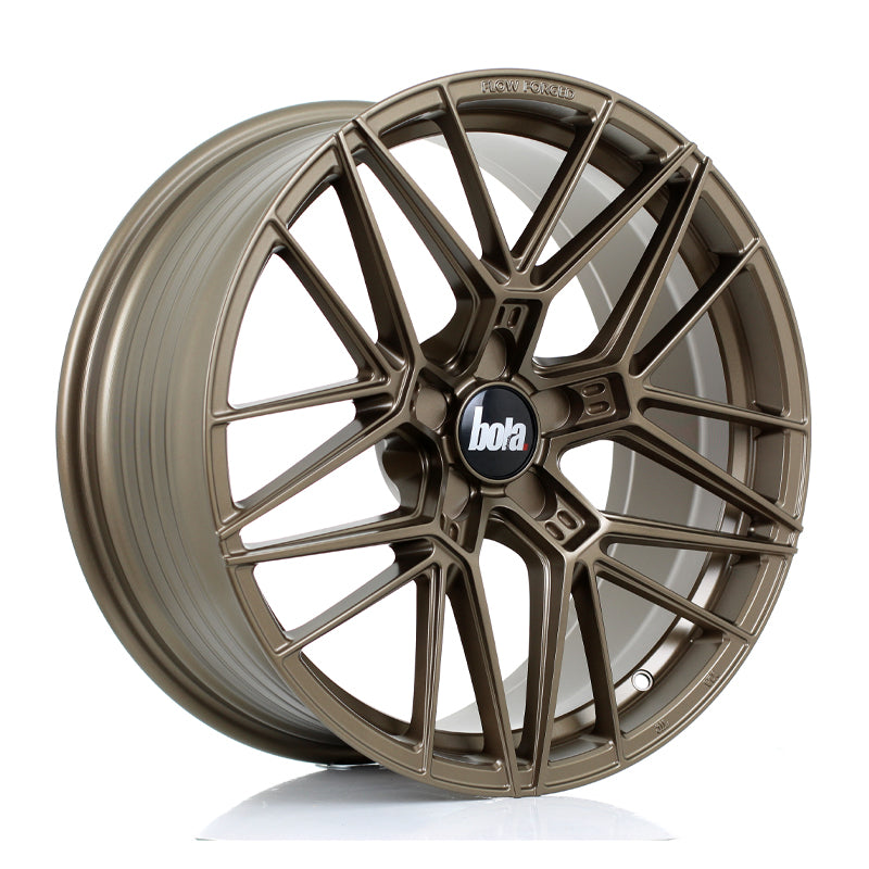 BOLA FLZ Alloy Wheel 19x8.5 5x128 ET25 To 50 72.5mm CB Matt Bronze