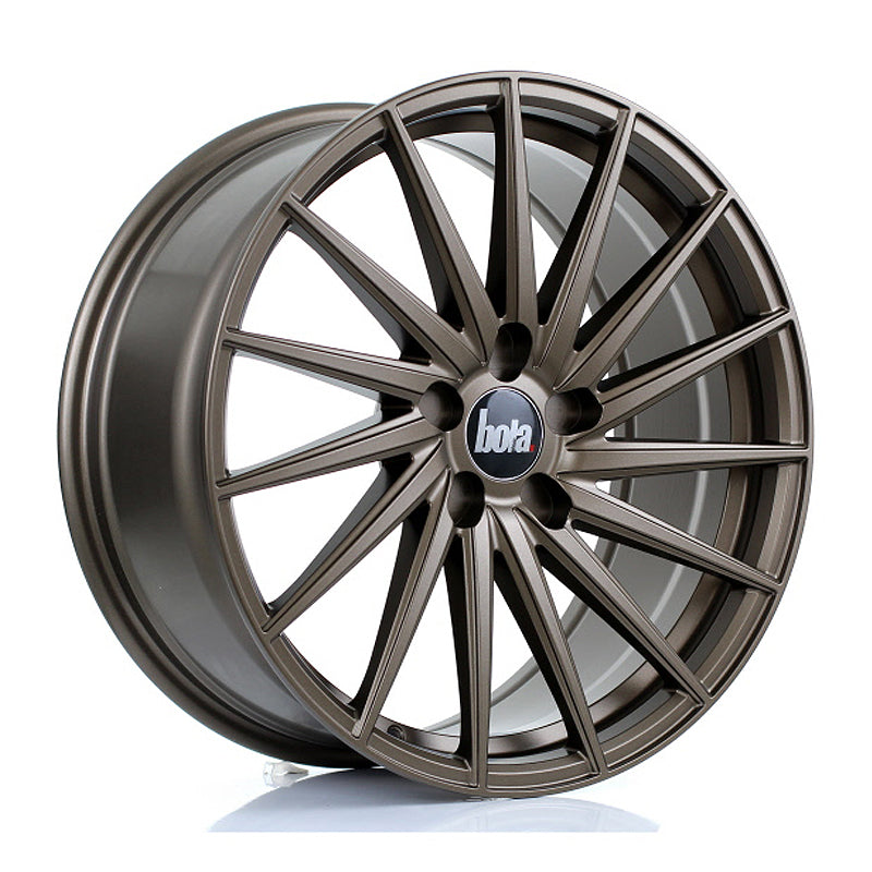 BOLA ZFR Alloy Wheel 19x8.5 5x115 ET25 To 45 72.6mm CB Matt Bronze