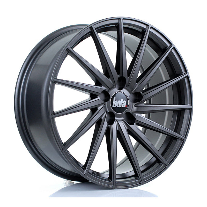 BOLA ZFR Alloy Wheel 19x8.5 5x105 ET25 To 45 72.6mm CB Matt Gunmetal