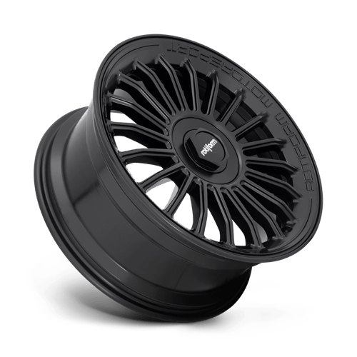 Rotiform R161 BUC-M Alloy Wheel 19x8.5 ET35 5x112/5x120 Matt Black 72.56mm CB