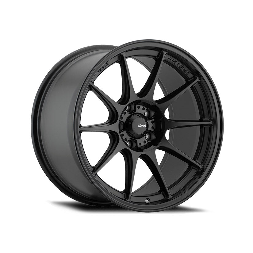 Konig Dekagram Alloy Wheel 18x8.5 ET44 5x100 Semi-Matte Black 73.1mm CB
