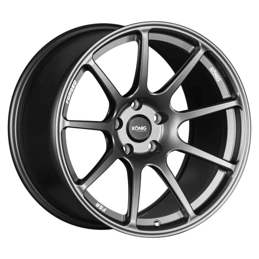 Konig Forged F5R Alloy Wheel 19x11 ET15 5x112 Ash Silver 66.56mm CB